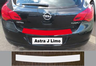 Lackschutzfolie Ladekantenschutz transparent 150 µm für Opel Astra J Limousine 2009 - 2015